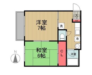 サンモール中川・の物件間取画像